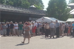 Kesätreffit kunnantalon pihalla ja hääsaattue 29.7.2013